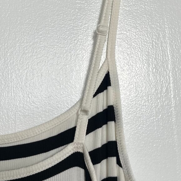 Divided Ribbed Maxi Slip Dress NWOT - Picture 5 of 6